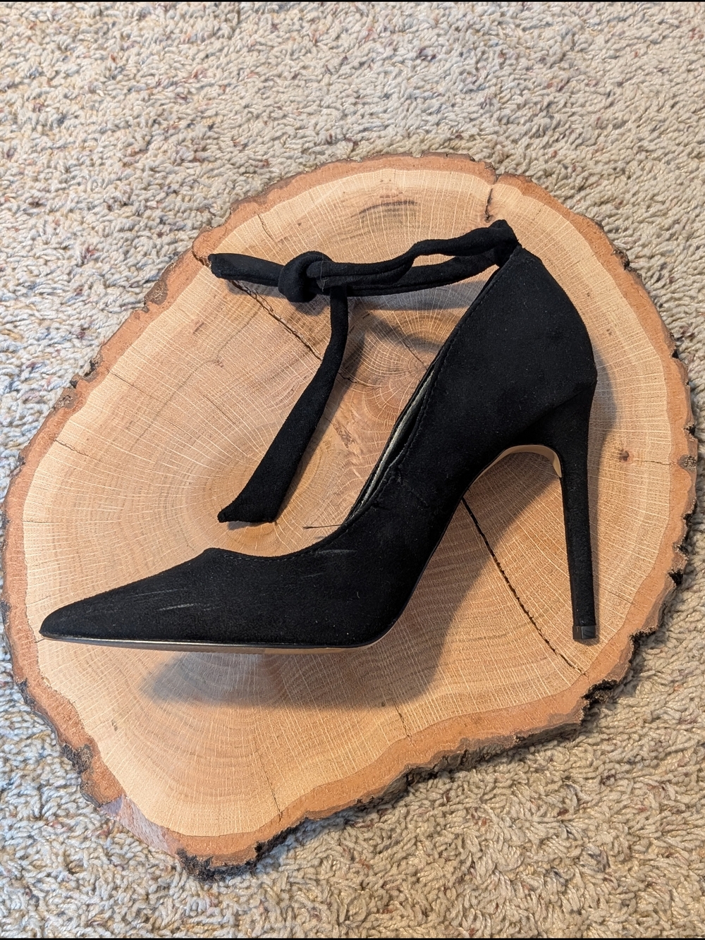 Express Black Pointed Toe Stiletto Pump Sz 9